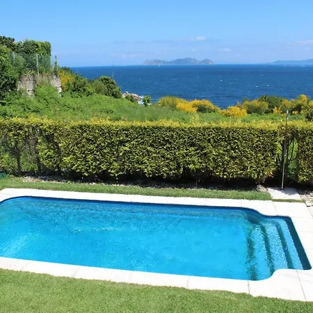 Amanecer En O Mar, Casa En Baiona Con Piscina *