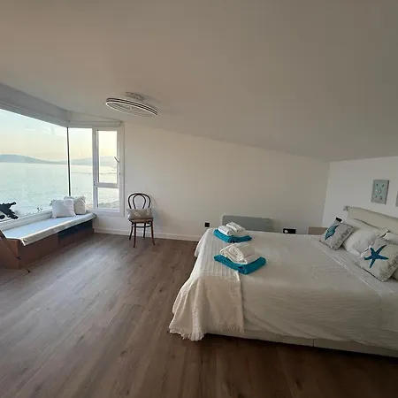 Amanecer En O Mar, Casa En Baiona Con Piscina *