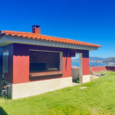 Amanecer En O Mar, Casa En Baiona Con Piscina 別荘 As Mariñas