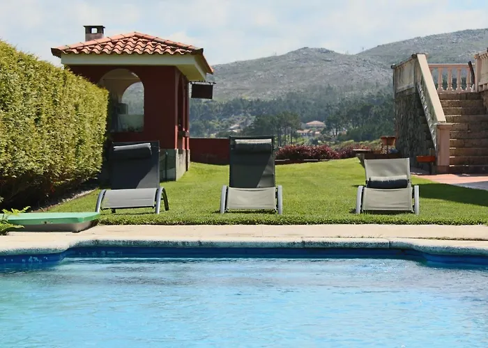 Hébergement de vacances Amanecer En O Mar, Casa En Baiona Con Piscina As Marinas
