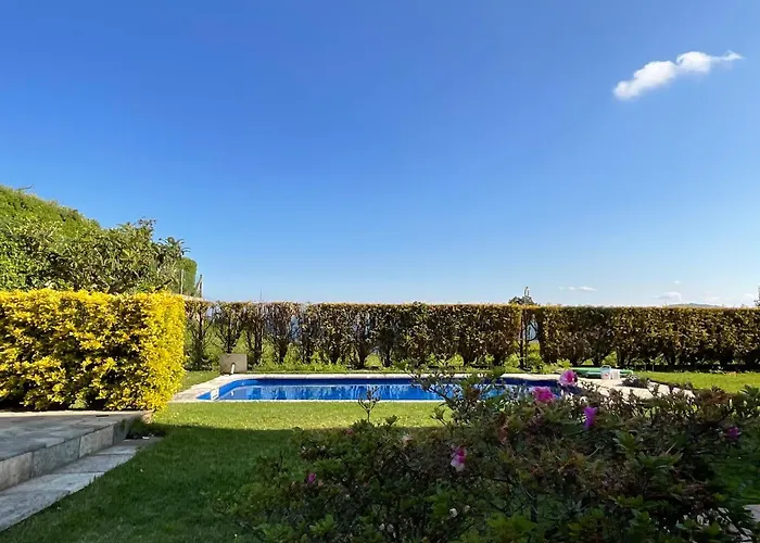 Amanecer En O Mar, Casa En Baiona Con Piscina