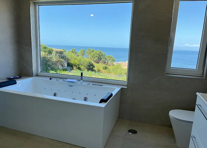 Amanecer En O Mar, Casa En Baiona Con Piscina